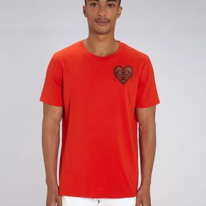 T-shirt orange Bio Homme - African Tee