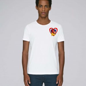 t-shirt blanc homme - French love tee